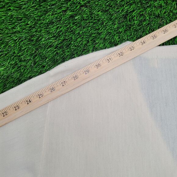 Vintage LL-Bean Cardigan L/XL 24x29 Ivory - Picture 6 of 11